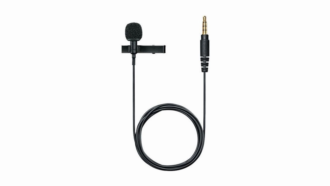 A photo of the Shure MVL Lavalier Microphone