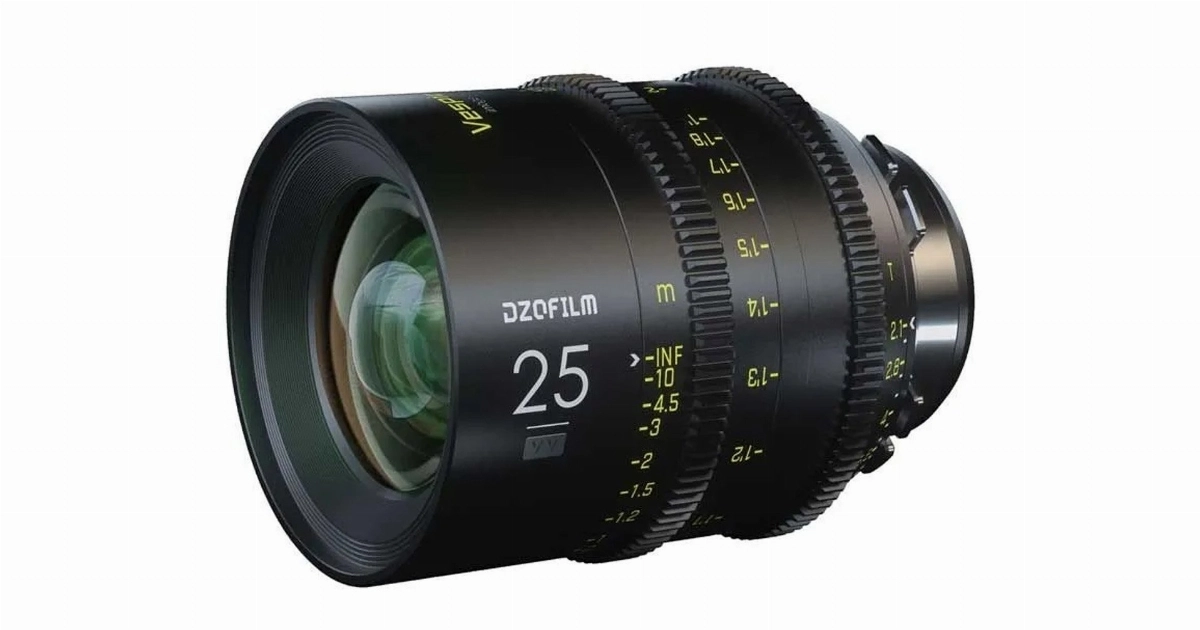 DZOFILM VESPID Prime Cine Lens 25mm T2.1