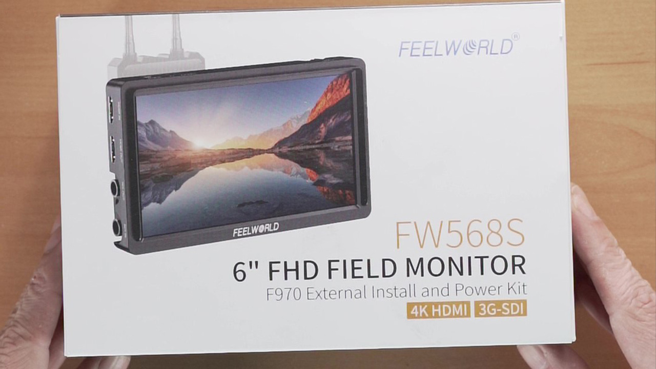Feelworld FW568S field monitor unboxing