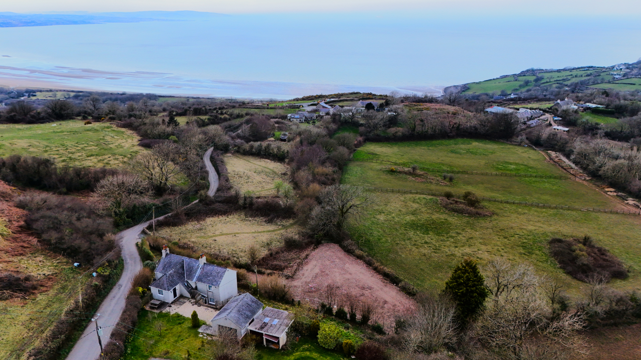 Drone Photography Property showcase. Minffordd Llanddona, Anglesey, North Wales