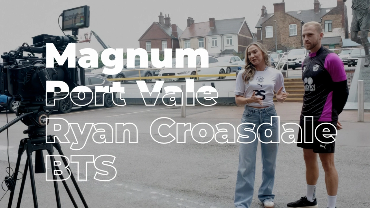 [SOCIAL REELS] Magnum Port Vale Ryan Croasdale BTS Reel