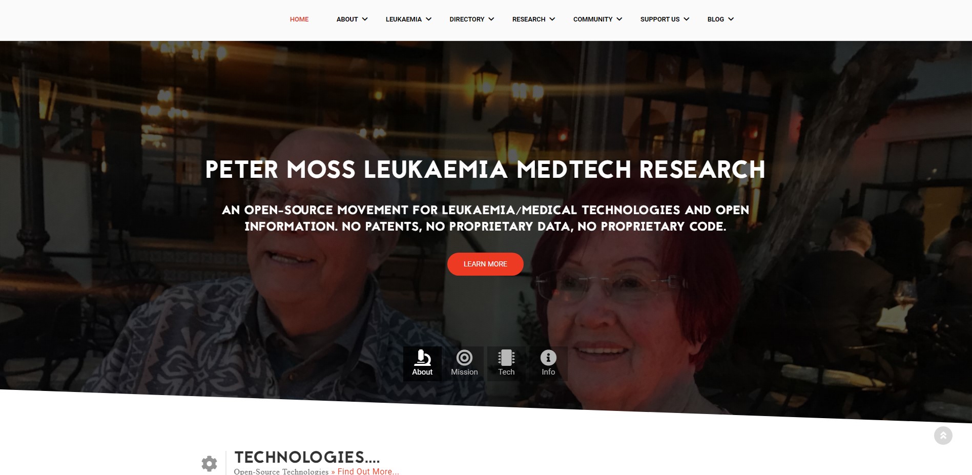 Peter Moss Leukaemia MedTech Research image 1