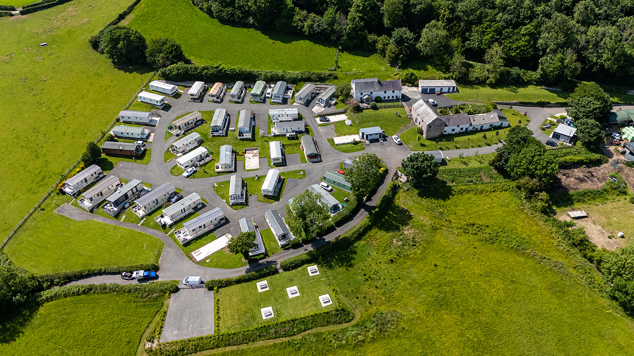 [Drone 360]  Plas Newydd Static Caravan Park, North Wales