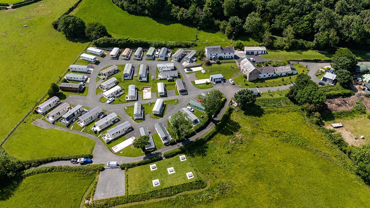 [Drone 360]  Plas Newydd Static Caravan Park, North Wales