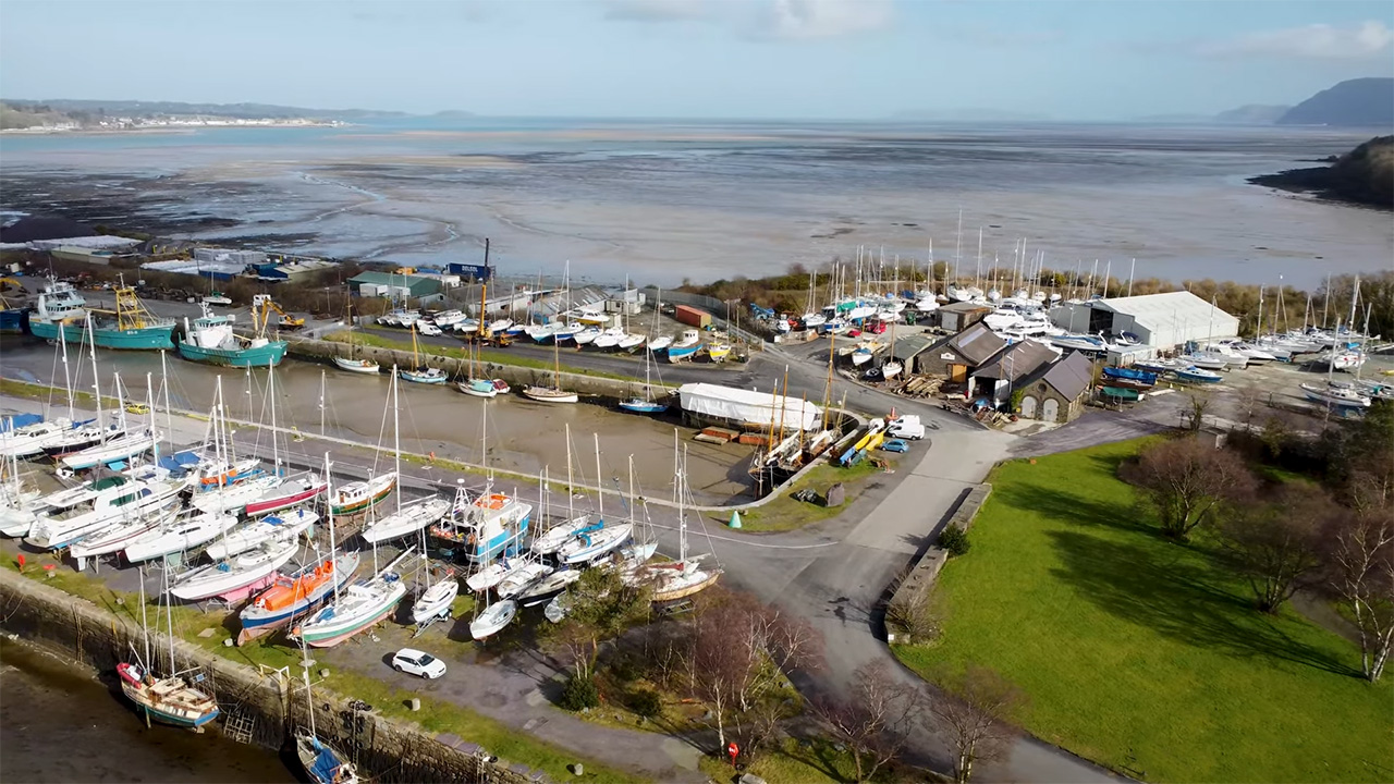 Porth Penrhyn Harbour, Bangor, North Wales Video Production