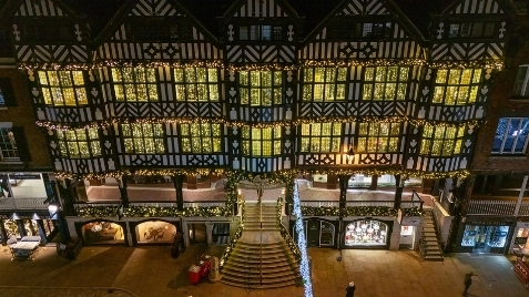 Chester at Christmas from the skies image 4