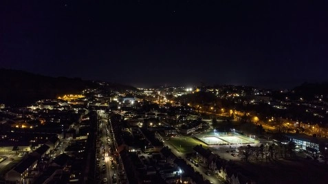 Bangor By Drone @ Night, Bangor, North Wales image 4