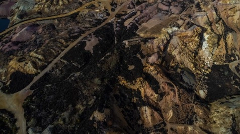 Parys Mountain By Drone, Anglesey, North Wales image 4