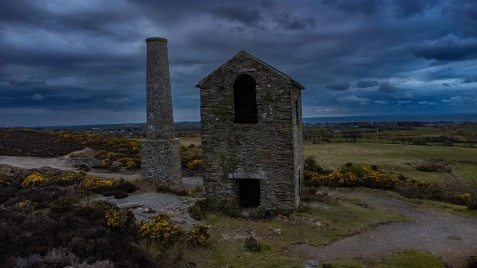 Parys Mountain By Drone, Anglesey, North Wales image 5